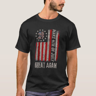 Camiseta Fuego Patriótico Donald Trump El 4 De Julio Del G