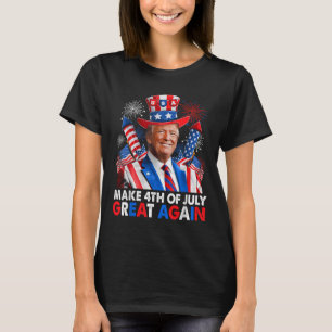 Camiseta Fuego Patriótico Donald Trump El 4 De Julio Del G