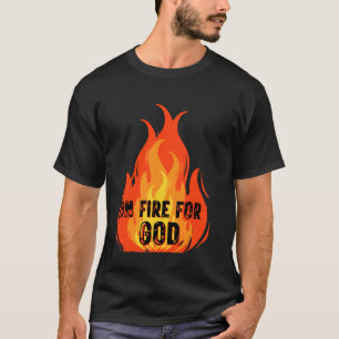 Camiseta Fuego por la Iglesia de Dios Inspirador Christian