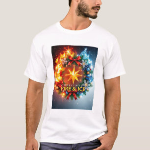 Camiseta **Fuego y Hielo de Navidad**