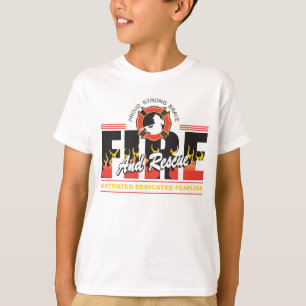 Camiseta Fuego y rescate