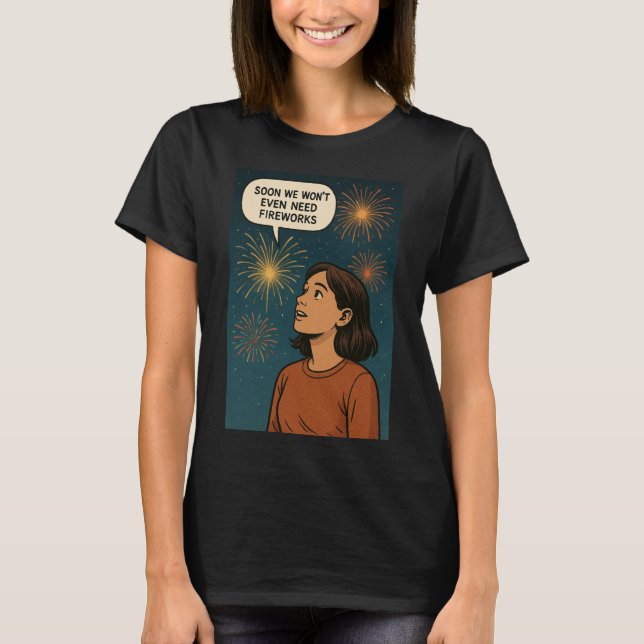 Camiseta Fuegos artificiales (Anverso)