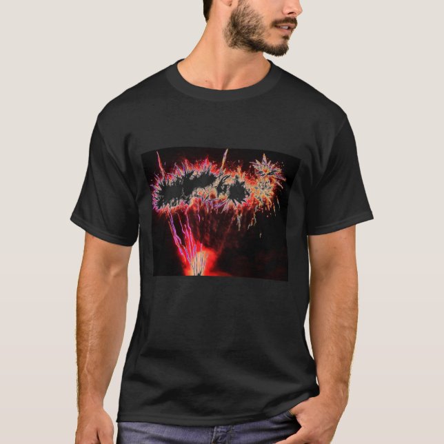 Camiseta fuegos artificiales (Anverso)