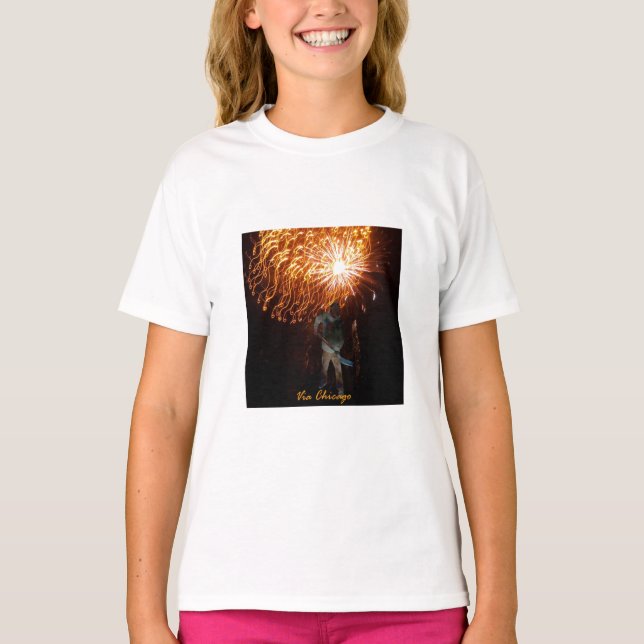 Camiseta Fuegos artificiales (Anverso)