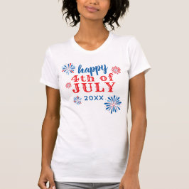 Camiseta Fuegos artificiales 4 de julio