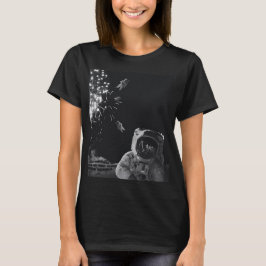 Camiseta Fuegos artificiales de Año Nuevo para astronautas