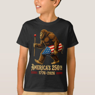 Camiseta Fuegos artificiales de Bigfoot 4 de julio sasquatc