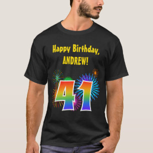 Camiseta Fuegos artificiales de la diversión + Modelo "41"