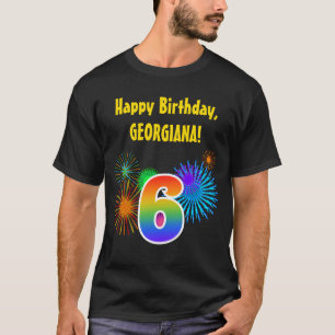 Camiseta Fuegos artificiales de la diversión + Modelo "6"