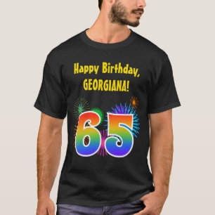 Camiseta Fuegos artificiales de la diversión + Modelo "65"