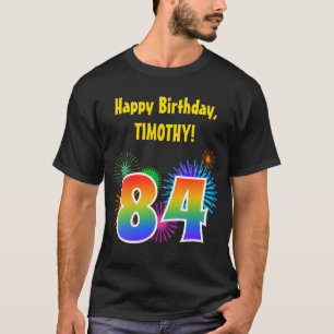 Camiseta Fuegos artificiales de la diversión + Modelo "84"