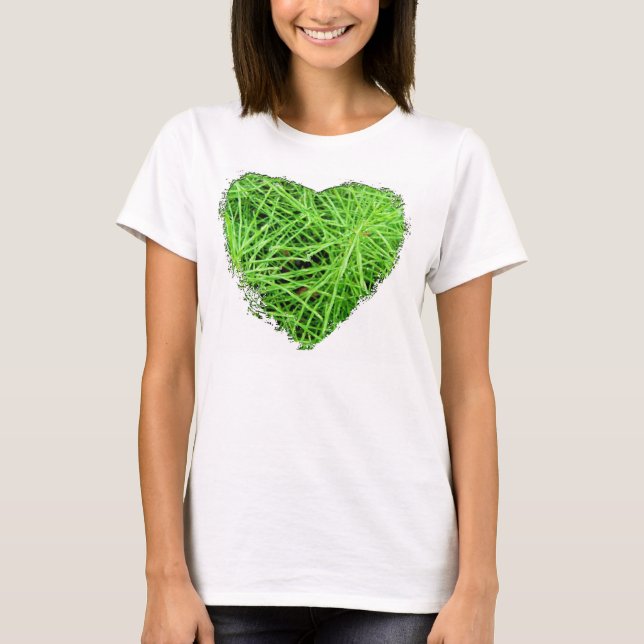 Camiseta Fuegos artificiales de la hierba verde; Ningún (Anverso)