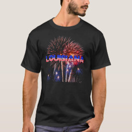 Camiseta Fuegos artificiales de Louisiana