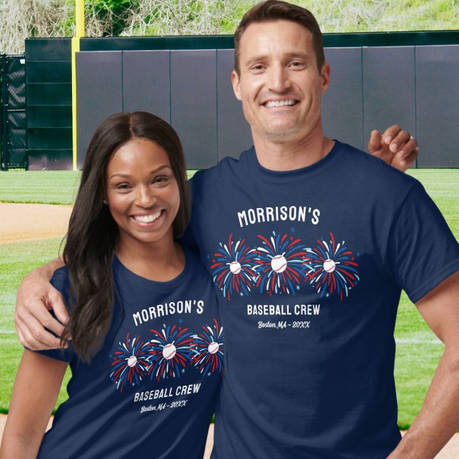 Camiseta Fuegos artificiales del 4 de julio del equipo de b (Subido por el creador)