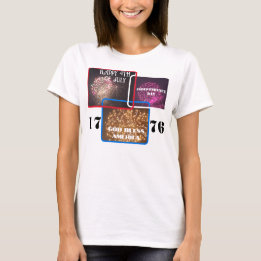 Camiseta Fuegos artificiales del 4 de julio, Día de la Inde