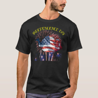 Camiseta Fuegos artificiales del pote del té de la fiesta