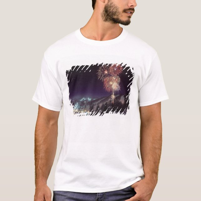Camiseta Fuegos artificiales en Big Mountain Resort en Whit (Anverso)