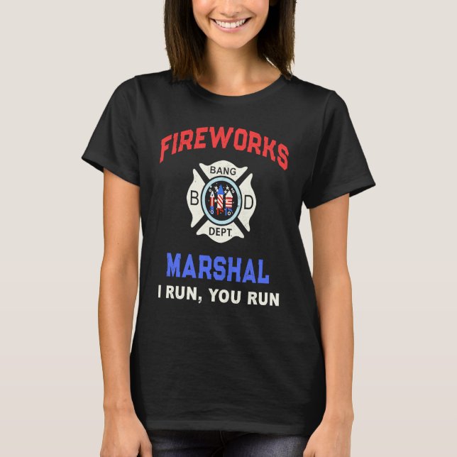 Camiseta FUEGOS ARTIFICIALES MARSHAL America Bombero Pyro T (Anverso)