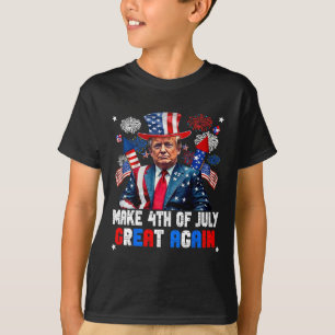 Camiseta Fuegos Artificiales Patrióticos de Donald Trump pa