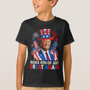 Camiseta Fuegos Artificiales Patrióticos de Trump Hacen que