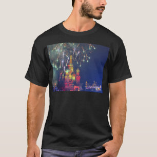 Camiseta Fuegos artificiales sobre Plaza Roja