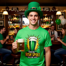 Camiseta Fueled by Irish Spirit