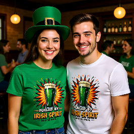 Camiseta Fueled by Irish Spirit