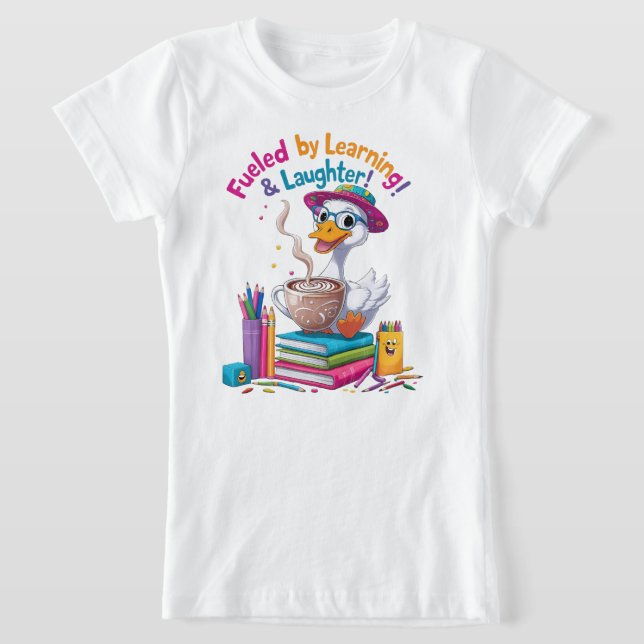 Camiseta Fueled by Learning GooseTshirt– Back to School Fun (Distribución)