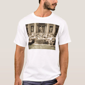 Camiseta Fuente clásica del Trevi, Roma