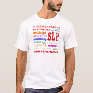 Camiseta Fuente colorida de la diversión del patólogo de la