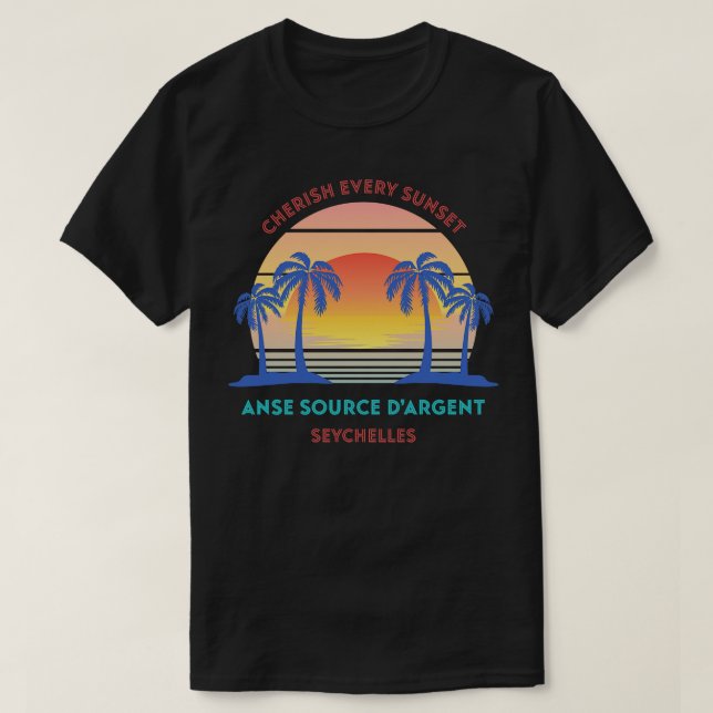 Camiseta Fuente De Ansias Retro DArgent Beach Aprecia Cada  (Diseño del anverso)