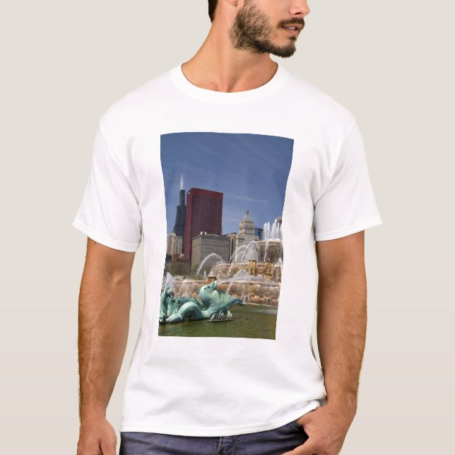 Camiseta Fuente de Buckingham, ubicada en Grant Park, (Anverso)