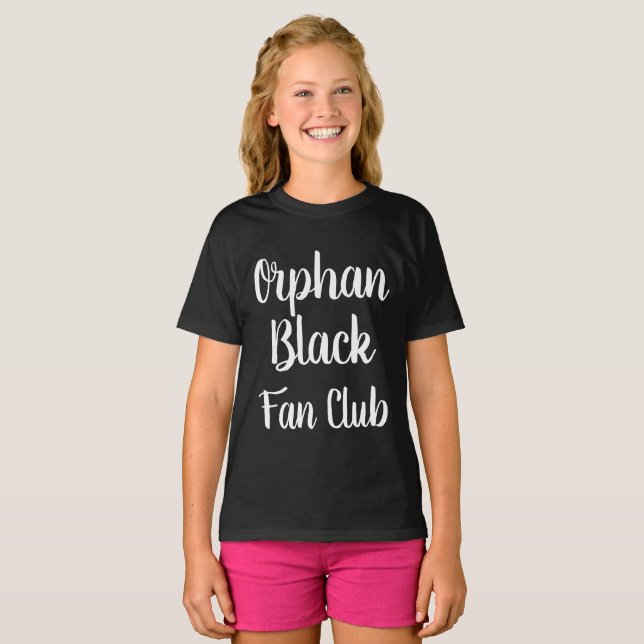 Camiseta Fuente de caligrafía del club de fans de Black Hué (Anverso completo)