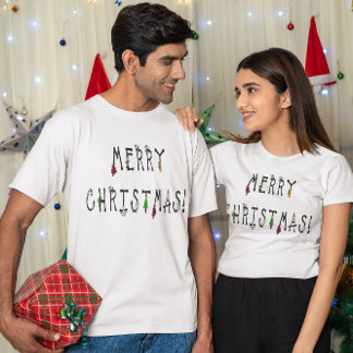 Camiseta Fuente de decoración navideña de merry