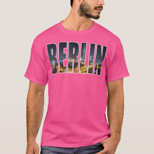 Camiseta Fuente de fotografía del paisaje urbano de Berlín