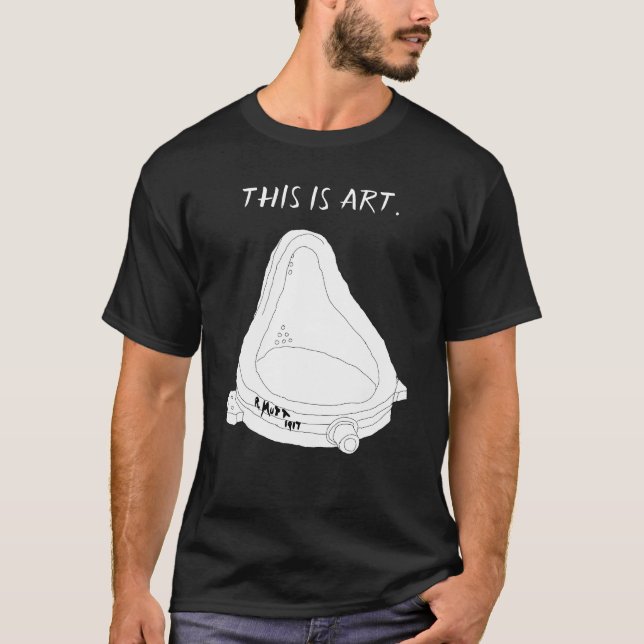Camiseta Fuente de Marcel Duchamp R.Mutt 1917 (Anverso)