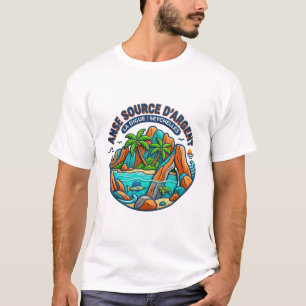 CAMISETA FUENTE DE PLATA ANSE LA DIGUE SEYCHELLES