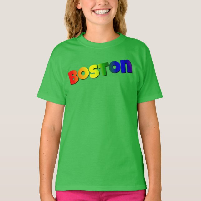Camiseta Fuente de Rainbow Boston (Anverso)