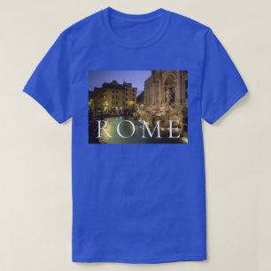 Camiseta Fuente de Trevi de Noche   Roma, Lazio, Italia