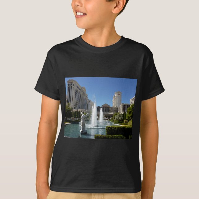 Camiseta Fuente del Caesars Palace de Las Vegas (Anverso)