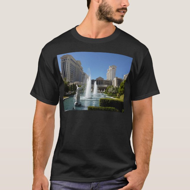Camiseta Fuente del Caesars Palace de Las Vegas (Anverso)