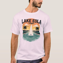 Camiseta Fuente del Lago Eola - Orlando Florida Cityscape