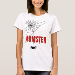 Camiseta Fuente Momster con Sangre Goteando y Araña