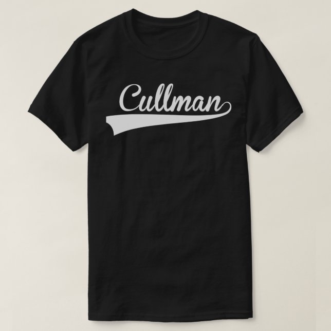 Camiseta Fuente retro de cosecha de béisbol de CULLMAN (Diseño del anverso)