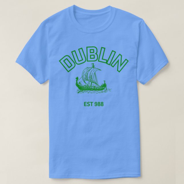 CAMISETA FUENTE VERDE DUBLIN ES88 (Diseño del anverso)