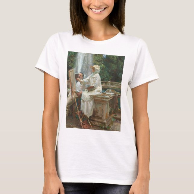 Camiseta Fuente Villa Torlonia Frascati, Italia por Sargent (Anverso)