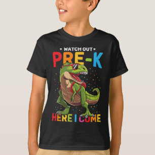 Camiseta Fuera Antes De La Noche Aquí Vuelvo Dinosaurio A L