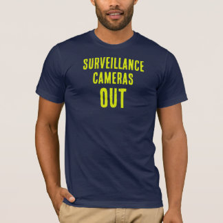 Camiseta fuera cámaras de vigilancia