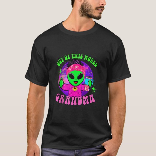 Camiseta Fuera de este mundo espacio extraño divertido nana (Anverso)
