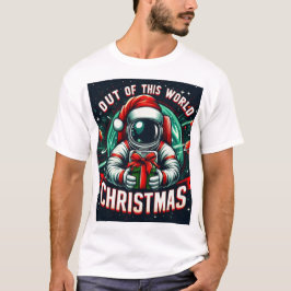 Camiseta Fuera de este mundo Navidades - Fiesta Astronauta 